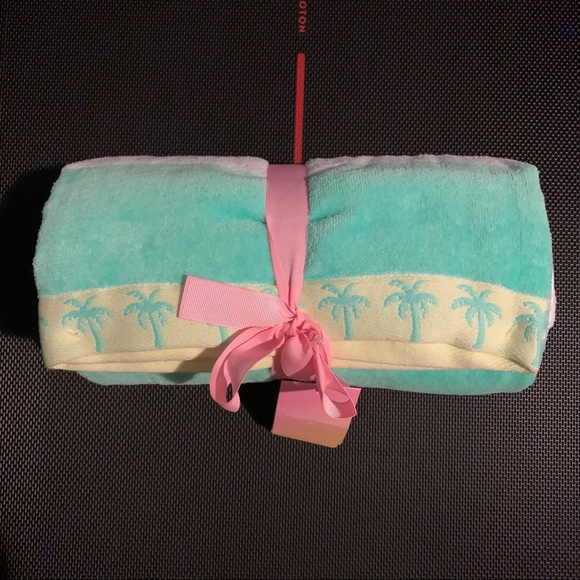 Stoney Clover Lane x Target :: Striped Beach Towel Green/Light - Picture 4 of 4